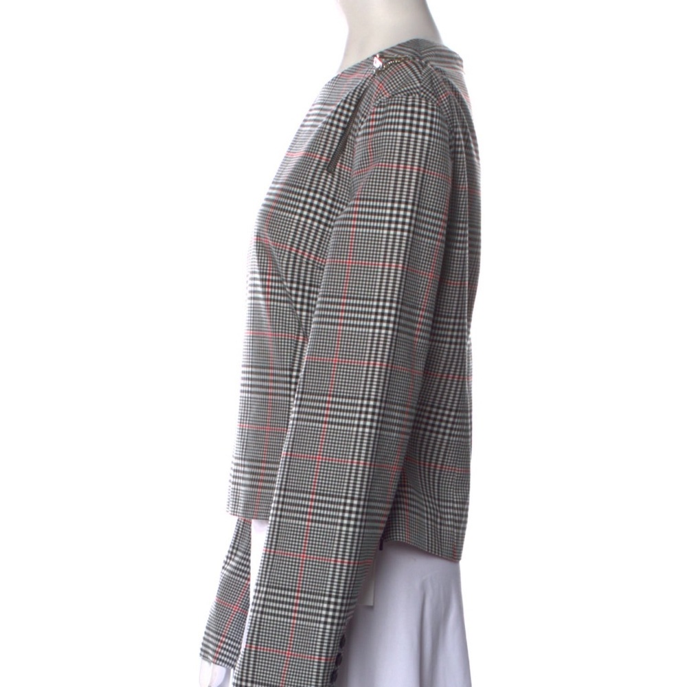 Monse Glen plaid cut out top - Picture 2 of 5